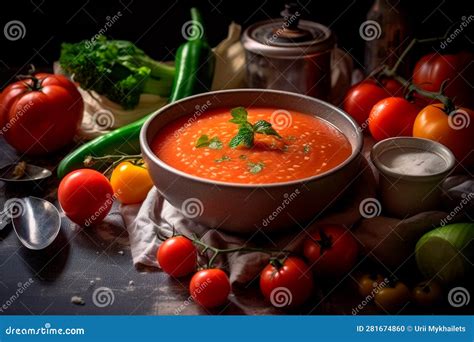  Gazpacho - Eine erfrischende Symphonie aus rohen Gemüsen und würzigem Olivenöl!