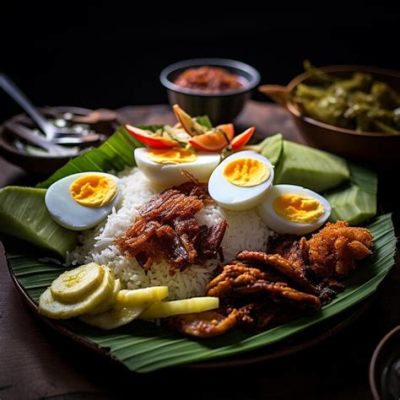  Nasi Lemak: Eine Symphonie aus Kokosnuss und Chili - Erfahren Sie mehr über dieses kulinarische Juwel von Batu Pahat